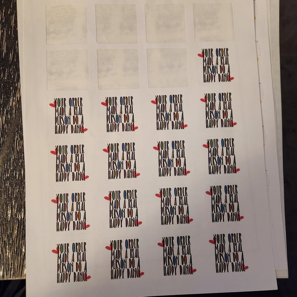 Small Business Shipping / Order Stickers - Picture 10 of 10